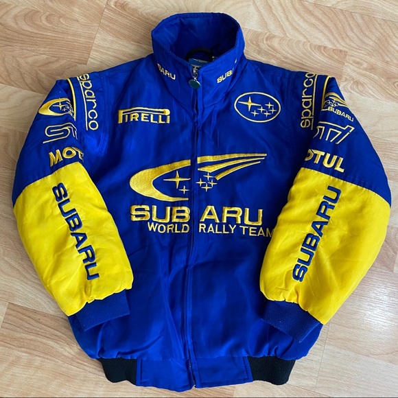 Nwot Subaru World Rally Team Zip Jacket 